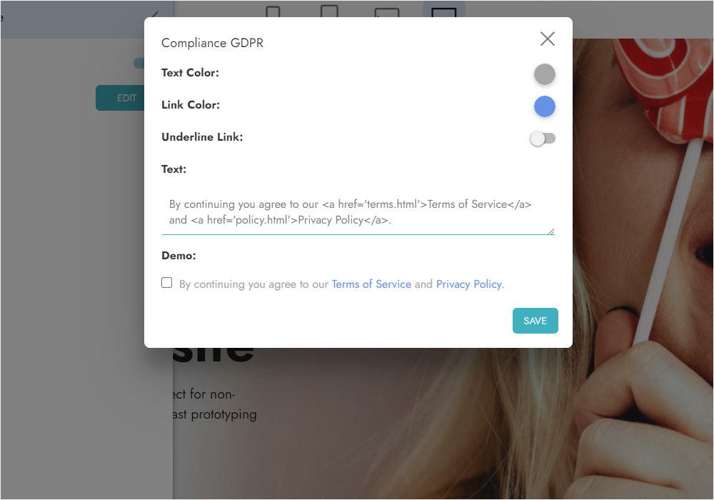 Common Settings: Theme Name you can see the theme your project is based on.
